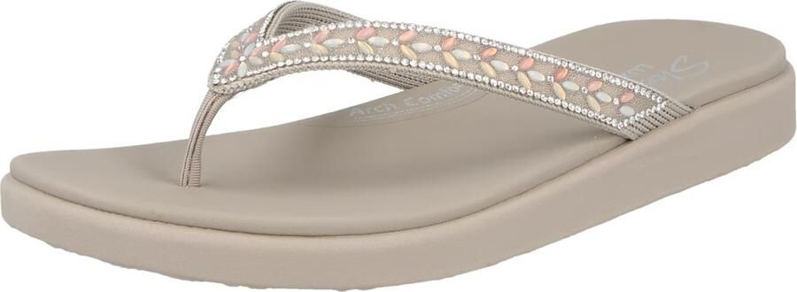 SKECHERS Teenslipper 'Meditation Luxe' taupe gemengde kleuren - Foto 2
