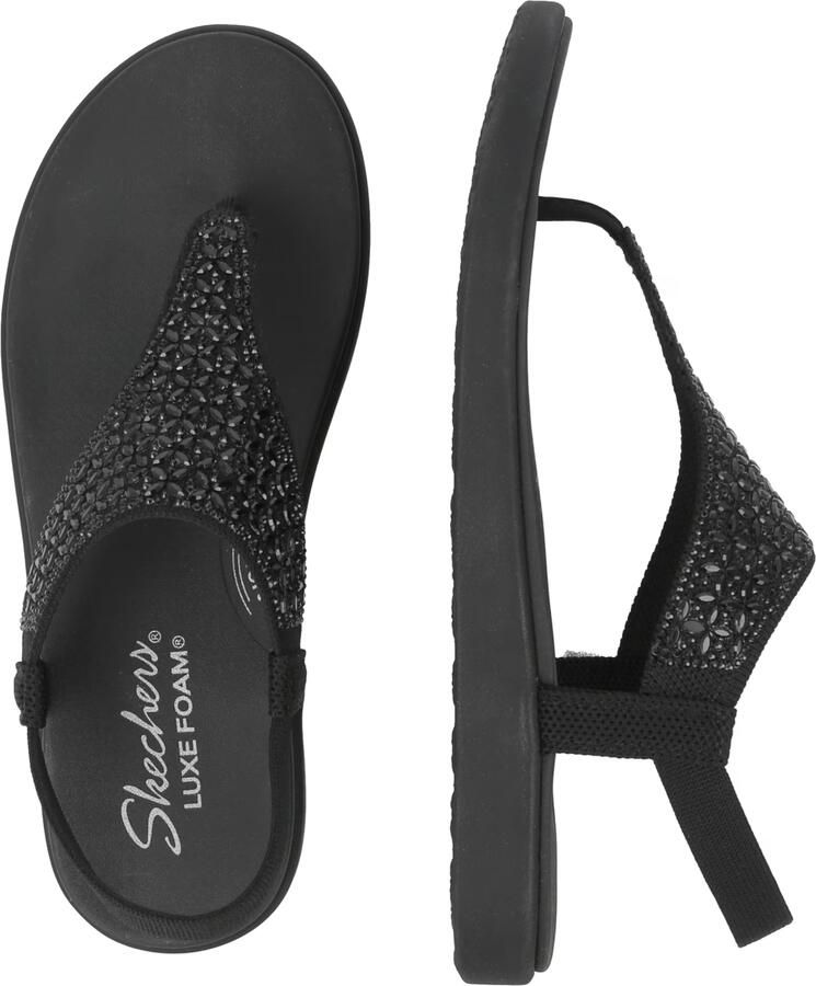 Skechers MEDITATION LUXE-MODERN EVENT Dames Sandalen Zwart - Foto 16