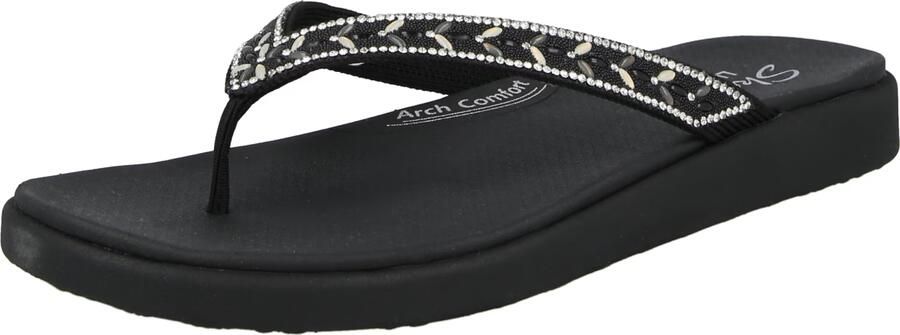 Skechers MEDITATION LUXE CLASSIC ROM Dames Slippers Zwart - Foto 2