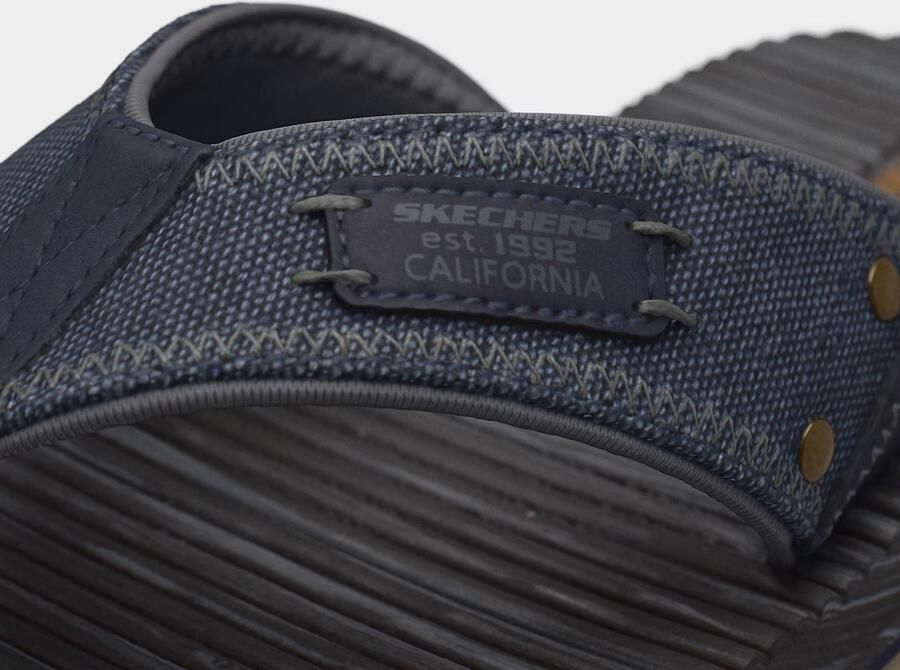 SKECHERS Teenslippers 'Quill' navy opaal - Foto 3