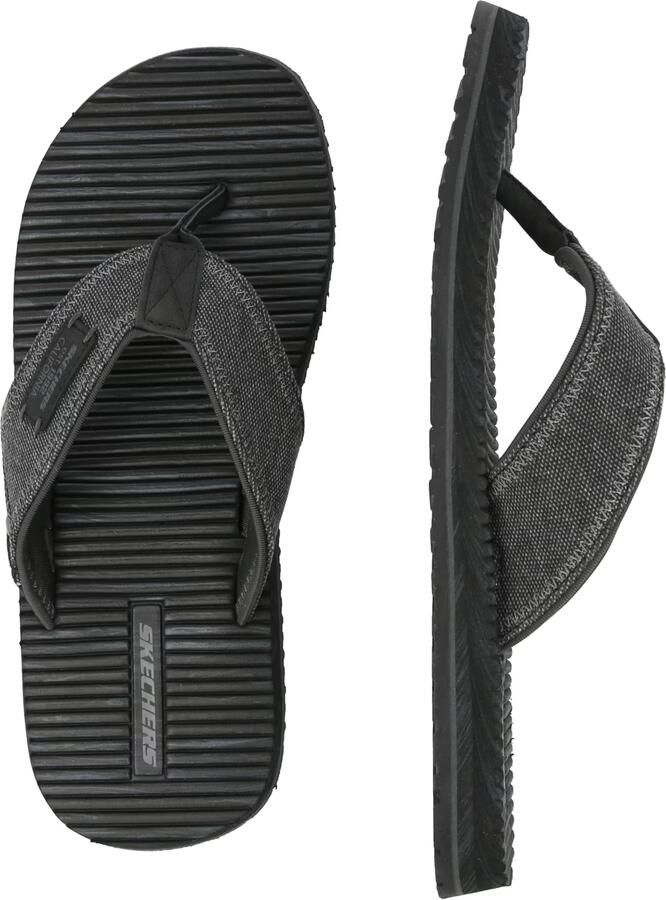 SKECHERS Teenslippers 'QUILL' zwart zwart gemêleerd - Foto 2