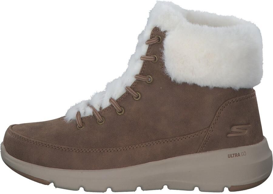 Skechers GLACIAL ULTRA WONDERLAND Dames Winterlaarzen Bruin - Foto 6