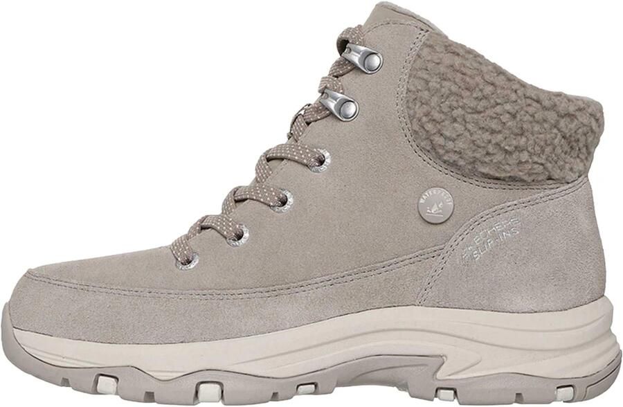 Skechers TREGO SNOW BREEZE Dames Instappers Taupe - Foto 14