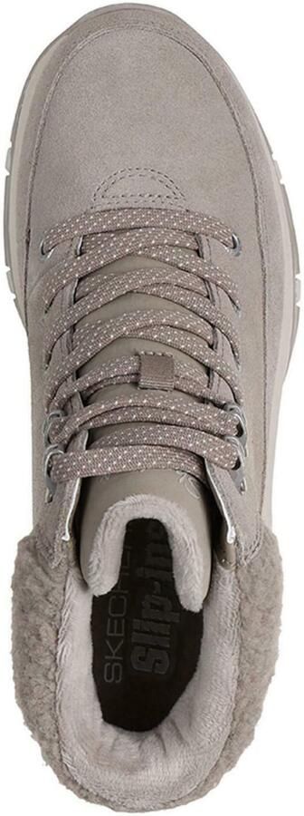 Skechers TREGO SNOW BREEZE Dames Instappers Taupe - Foto 4