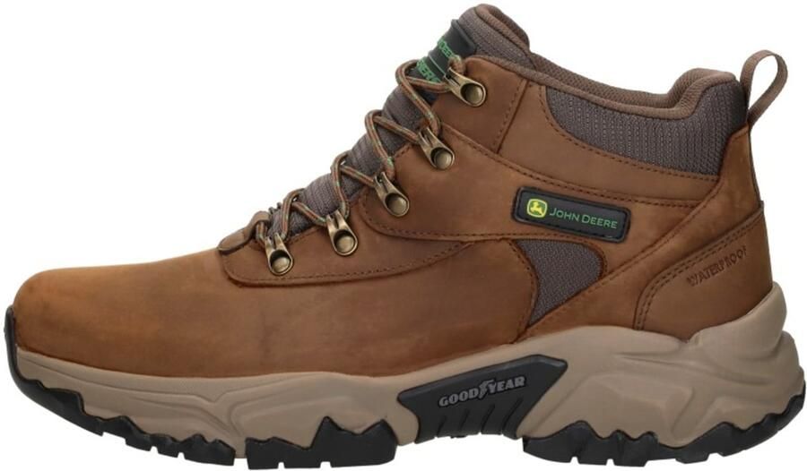 Skechers John Deere: Relaxed Fit Veterschoenen Hoog Donkerbruin - Foto 6