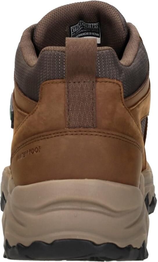 Skechers John Deere: Relaxed Fit Veterschoenen Hoog Donkerbruin - Foto 4