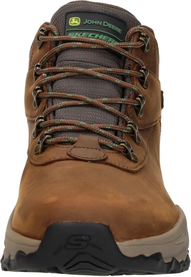 Skechers John Deere: Relaxed Fit Veterschoenen Hoog Donkerbruin - Foto 3