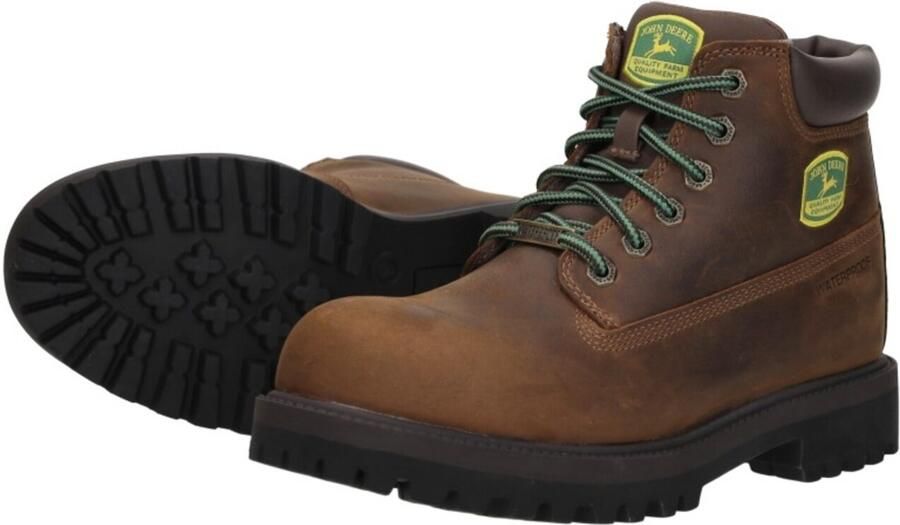 Skechers John Deere: Sergeants Dozer Veterschoenen Hoog Donkerbruin - Foto 7