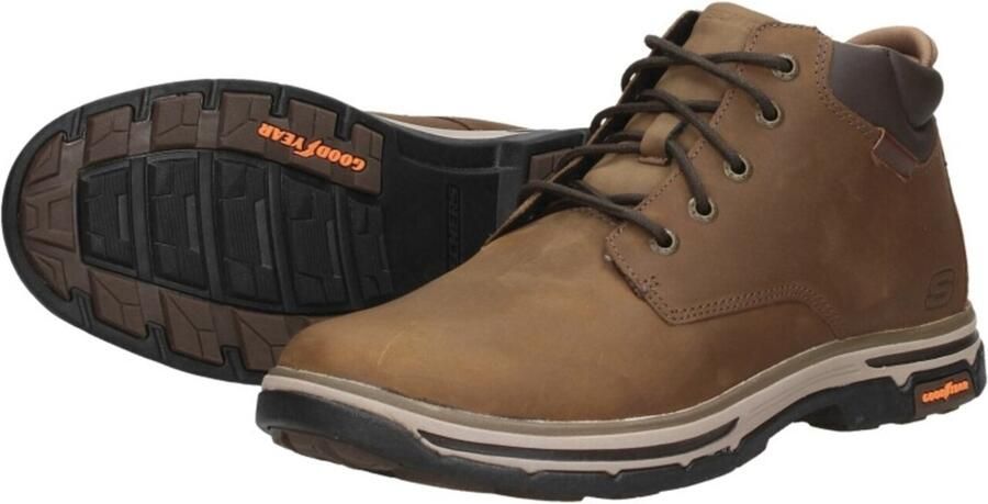 Skechers Relaxed Fit: Segment 2.0 Brogden Veterschoenen Hoog middel bruin - Foto 9
