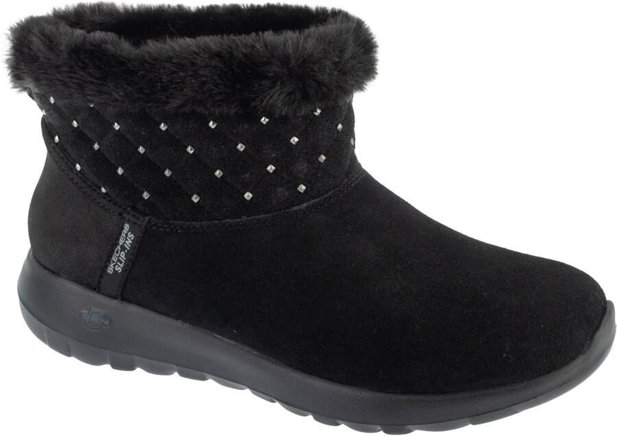 Skechers Hands Free Slip-Ins On-the-Go dames gevoerde boot Zwart