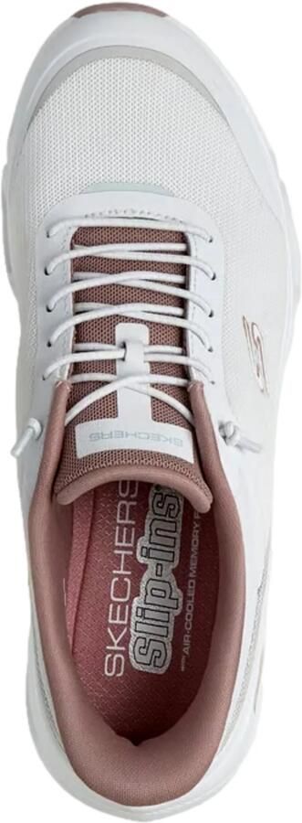 SKECHERS Veterschoen 'Glide- Step Gravity Everyday Bliss' chocoladebruin wit - Foto 3