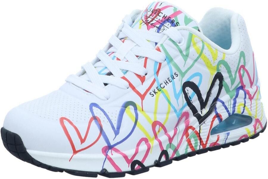 SKECHERS Veterschoen 'Sneaker Damen 155507 WMLT Kunststoff (Synthetik) in weiß' wit - Foto 6
