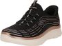 Skechers Slip-ins: Summits Plus dames sneakers zwart roze Extra comfort Memory Foam - Thumbnail 2