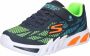 Skechers Flex-Glow Elite Vorlo Jongens Sneakers Donkerblauw Multicolour - Thumbnail 2