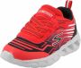 Skechers Magna Lights Jongens Sneakers Rood Zwart - Thumbnail 2