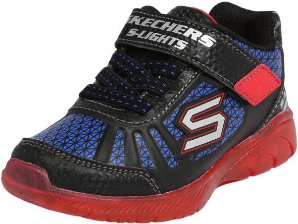 Skechers Illumi-Brights Tuff Track 401520N-BKRB Kinderen Zwart sportschoenen - Foto 2