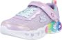 Skechers Infinite Heart Lights Love Meisjes Sneakers Lila Multicolour - Thumbnail 2