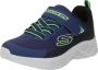 Skechers Microspec II Zovrix 403924L-NBLM voor een Marineblauw Sneakers Sportschoenen - Thumbnail 3
