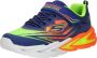 Skechers S Lighs Flex-Glow Ultra jongens sneaker Blauw multi - Thumbnail 2