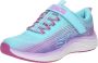 Skechers Go-Run Accelerate Glitter S voor meisje Blauw Sneakers - Thumbnail 2
