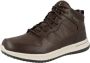 Skechers Delson Selecto 65801-CHOC Mannen Bruin Sneakers Laarsjes - Thumbnail 3