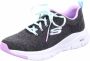 Skechers Arch Fit Comfy Wave 149414-BKLV Vrouwen Grijs Sneakers - Thumbnail 7