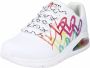Skechers 553700510 Sneakers UNO 2 FLOATING LOVE met hartenprint - Thumbnail 4