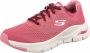 Skechers Arch Fit roze sneakers dames (149057 ROS) - Thumbnail 3