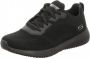 Skechers Bobs Sport Squad dames sneakers zwart Extra comfort Memory Foam - Thumbnail 2