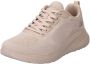 Skechers Bobs Squad Chaos Face Off 117209-NUDE Vrouwen Beige Sneakers - Thumbnail 4