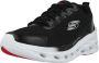 Skechers Glide Step Swift Frayment 232634-BKW Mannen Zwart Hardloopschoenen - Thumbnail 2