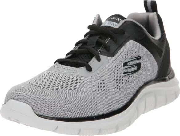 Skechers Track-Broader 232698-GYBK Mannen Grijs Sneakers Sportschoenen