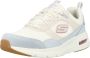 Skechers Beige Leren en Textiele Sneaker met Pastelkleurige Details Beige Dames - Thumbnail 5