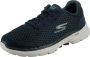 Skechers Go Walk 6 Iconic Vision 124514-NVTQ Vrouwen Marineblauw Sneakers Sportschoenen - Thumbnail 2