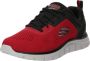 Skechers Sport Heren Track Broader Sneakers Heren Rood-Zwart 232698 RDBK - Thumbnail 4