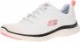Skechers FLEX APPEAL 4.0 BRILLIANT V White Black Pink - Thumbnail 3