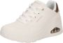 Skechers Sneakers UNO WEDGE-HI STEPS wedge sneaker veterschoen met air-cooled memory foam - Thumbnail 5