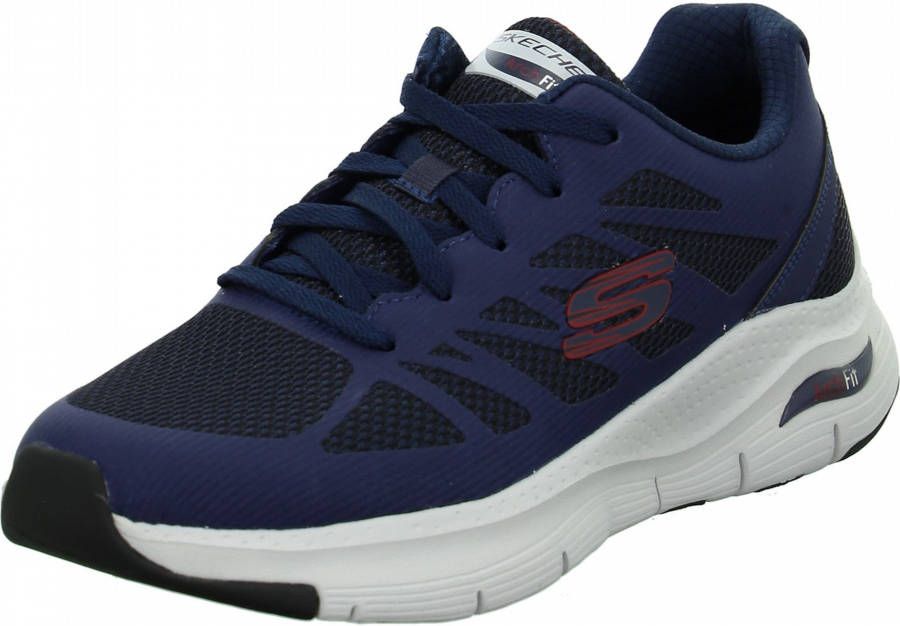 Skechers Arch Fit-Charge Back 232042-NVRD Mannen Marineblauw Trainingschoenen - Foto 6