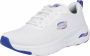 Skechers Arch Fit-Infinity Cool 149722-WMLT Vrouwen Wit Sneakers - Thumbnail 5