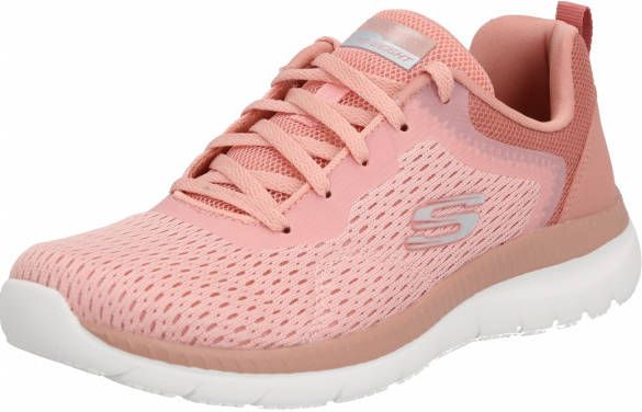 Skechers Bountiful Quick Path 12607-ROS Vrouwen Roze Sneakers Sportschoenen