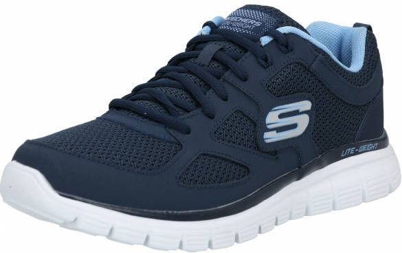 Skechers Burns Agoura 52635-NVY Mannen Marineblauw Sneakers Sportschoenen - Foto 4