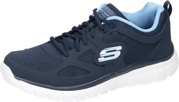 Skechers Burns Agoura 52635-NVY Mannen Marineblauw Sneakers Sportschoenen - Foto 2