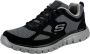 Skechers Burns-Agoura heren sneakers grijs Extra comfort Memory Foam - Thumbnail 3
