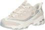 Skechers D'Lites-Smooth Nostalgia Dames Sneakers Creme - Thumbnail 3