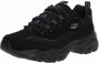 Skechers D'Lites Heren Sneakers Zwart - Thumbnail 3