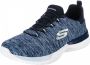 Skechers Dynamight Break-Through dames sneakers Blauw Maat Extra comfort Memory Foam41 - Thumbnail 3