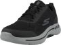 Skechers Go Walk Arch Fit 216116-BLK Mannen Zwart Sneakers - Thumbnail 2