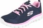 Skechers Sport Dames GRACEFUL GET CONNECTED Sneakers Dames Blauw - Thumbnail 2