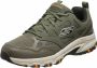 Skechers Hillcrest 237265-OLV Mannen Groen Sneakers Sportschoenen - Thumbnail 4