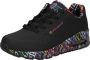 Skechers Sneakers met sleehak UNO-LOVING LOVE Vrijetijdsschoen lage schoen veterschoen met coole graffiti-print - Thumbnail 7
